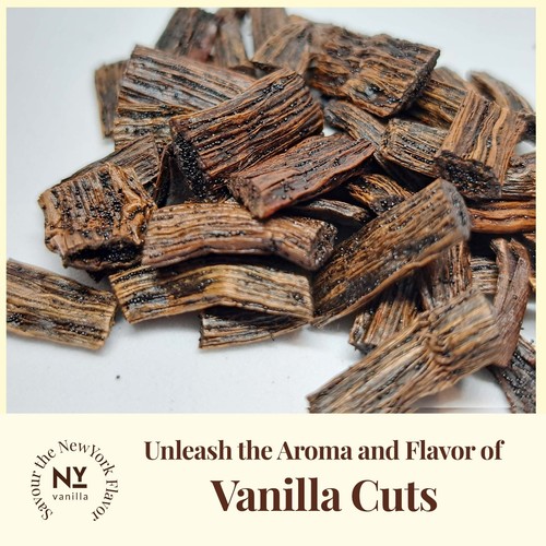 Bulk vanilla bean cuts - bean, cuts/